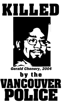 gerald chenery killed by the vancouver police